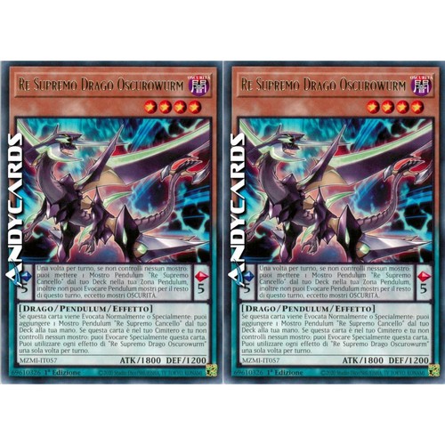 Supremo drago oscurowurm 2x - re,