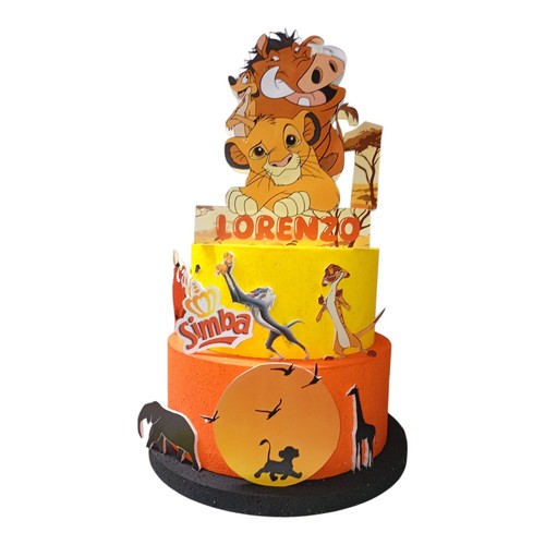 Torta compleanno scenografica - torta,