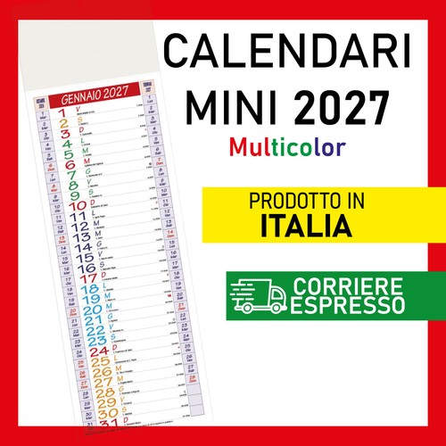 Calendario 2027 olandese - 1,