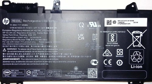 Batteria re03xl l32656 005 - hp, l32656-005